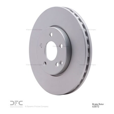 Dynamic Friction Co Disc Brake Rotor - 600-63072 600-63072